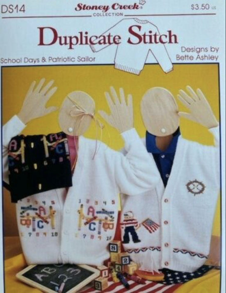 Duplicate Stitch School Days and Patriotic Sailor Cross Stitch