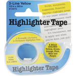 Yellow Highlighter Tape Cross Stitch