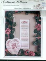 Sentimental Roses with embellishment packs Cross Stitch