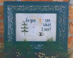 Do You See What I See? Cross Stitch