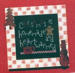 Homemade Christmas Cross Stitch