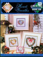 Heart Wreaths Cross Stitch
