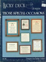 Those Special Occassions Cross Stitch
