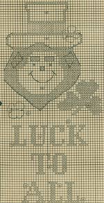 March - Luck To All - Holiday Goodtime Series Cross Stitch