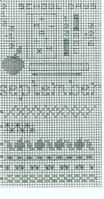 School Days - September Stitchband Sampler Cross Stitch
