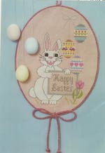 Happy Easter - April Stitchband Sampler Cross Stitch
