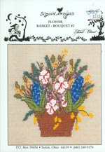 Flower Basket - Bouquet 2 Cross Stitch