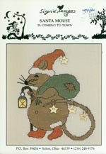 Santa Mouse Is Coming To Town Cross Stitch